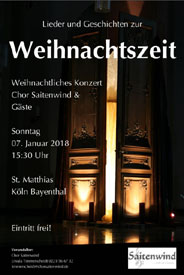 Plakat Chor-Projekt - Zum Vergrößern hier klicken